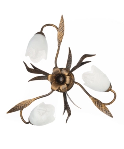 Onli Bronzo Plafoniera 3 Luci "Sonia" E14